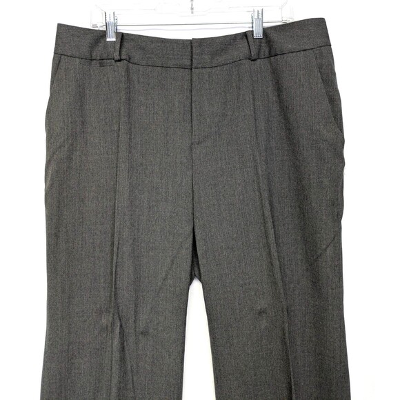 Lauren Ralph Lauren Wool Blend Dress Pants Plus 14W Gray Trouser - Picture 2 of 9